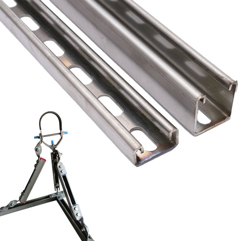 1.9mm 2.0mm Unistrut 電気機器のための地震ブレーシングパイプサポート